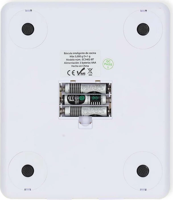 Nedis KASC800WTW digitale Küchenwaage – Bild 6