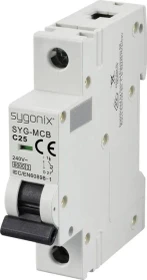 Sygonix Leitungsschutzschalter 1polig 25A 240 V/AC