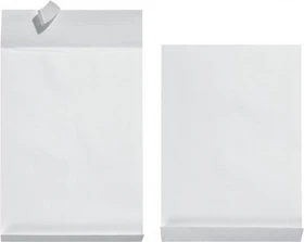 Herlitz Versandtasche B4 130g mit 4cm Seitenfalte weiß, 10er-Pack