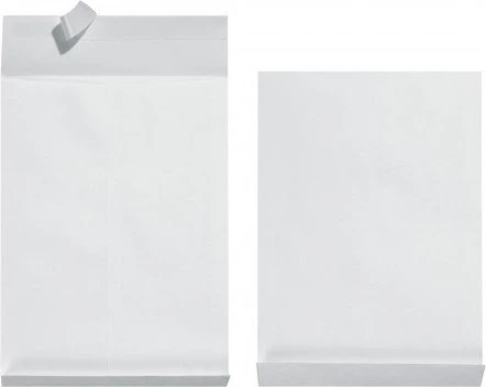 Herlitz Versandtasche B4 130g mit 4cm Seitenfalte weiß, 10er-Pack