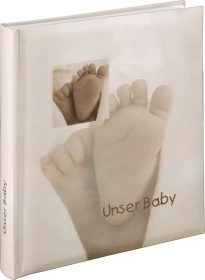 Hama Buch Fotoalbum Baby Feel 29x32cm / 60 weiße Seiten