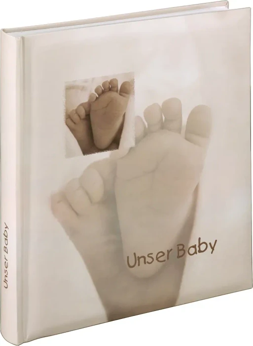 Hama Buch Fotoalbum Baby Feel 29x32cm / 60 weiße Seiten