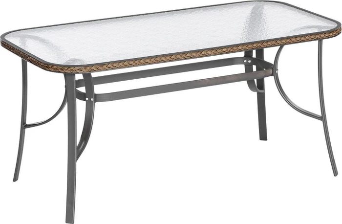 Merxx Roma Gartentisch 150x80cm schoko