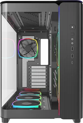 Montech King 95 Pro Gentleman Black, schwarz, Glasfenster