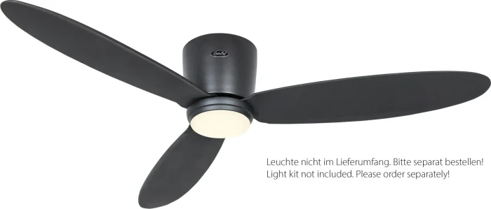 CasaFan Eco Plano II 132 BG-BG WiFi Deckenventilator basaltgrau