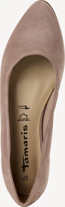 Tamaris Leder Ballerina taupe (Damen)