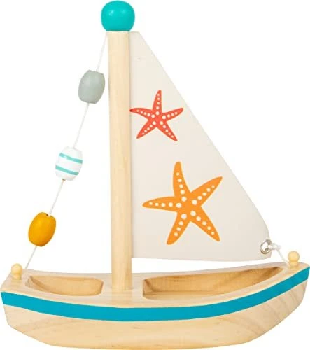 Legler Small Foot Wasserspielzeug Segelboot Seestern