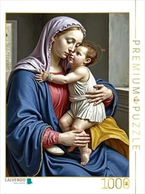 Calvendo Inspiriert von Sandro Botticelli/Madonna mit Kind (ca. 1490)