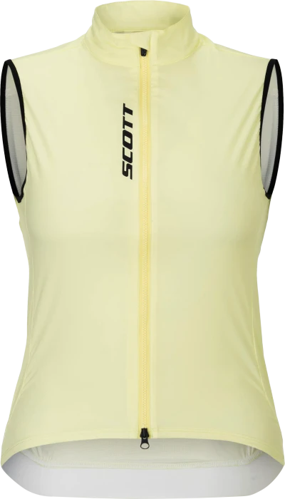 Scott Pro Windbreaker Fahrradweste pastel yellow (Damen)