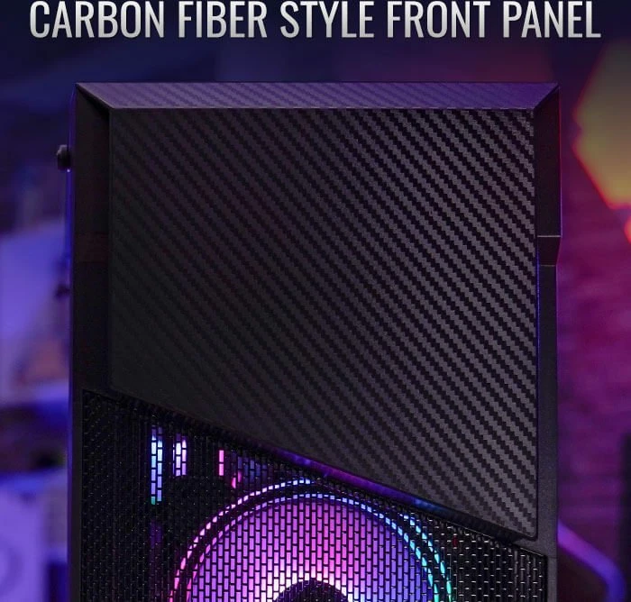 AeroCool Menace Saturn RGB, Glasfenster