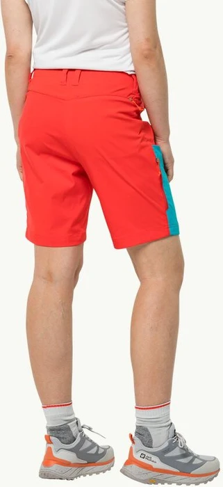 Jack Wolfskin Glastal Shorts Hose kurz tango orange (Damen)