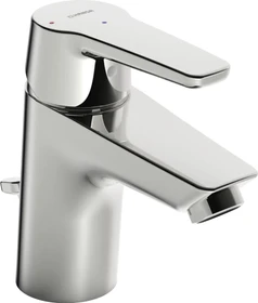 Hansa HansaPolo Waschbeckenarmatur mit Ablauffernbedienung/Anschluss über flexible Druckschläuche chrom
