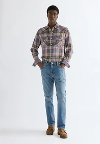 Wrangler Regular Western Hemd langarm soft brown (Herren)