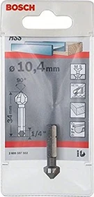 Bosch Professional HSS Kegelsenker, 10.4x34mm, 1 Stück