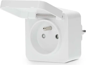 Nedis SmartLife Smart Stecker für Außenbereiche, 3680W, Typ E, Smart-Steckdose (ZBPO130EWT)