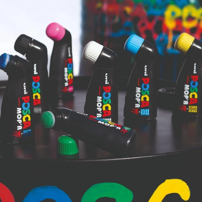 Uni-Ball POSCA MOP'R PCM-22 Acrylmarker sortiert, 8er-Set, Box
