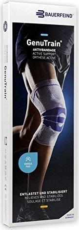Bauerfeind GenuTrain Comfort Kniebandage Größe 5 natur, 1 Stück