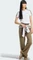 adidas 3-Streifen Slim T-Shirt kurzarm frozen purple/olive strata (Damen) Vorschaubild