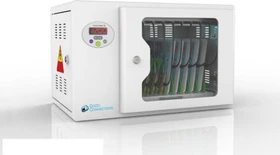 Good Connections Ladeschrank für 10 Geräte, UV-C Desinfektion grau