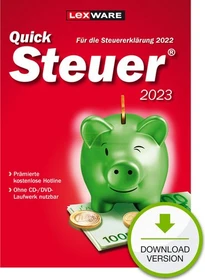 Lexware QuickSteuer 2023, ESD (deutsch) (PC) (06810-2014)