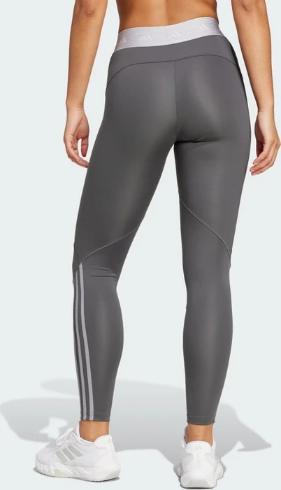 adidas Hyperglam Full-Length Hose lang grey six/glory grey (Damen)