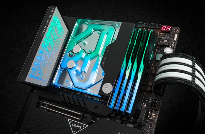 EK Water Blocks Quantum Line EK-Quantum Momentum² ROG Maximus Z690 Hero D-RGB Monoblock, Nickel, Acryl