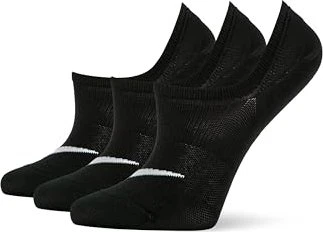 Nike Everyday Plus Lightweight Footie Socken schwarz/weiß, 3 Paare