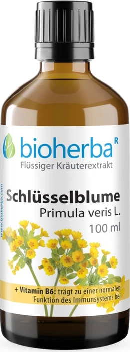 Bioherba Schlüsselblume Primula veris L. Tropfen Tinktur, 50ml
