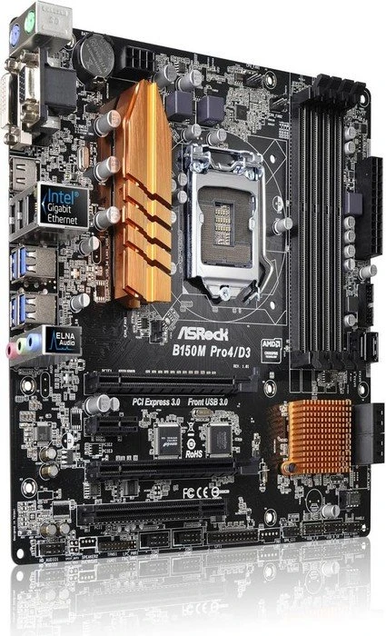 ASRock B150M Pro4/D3 (Intel 1151)