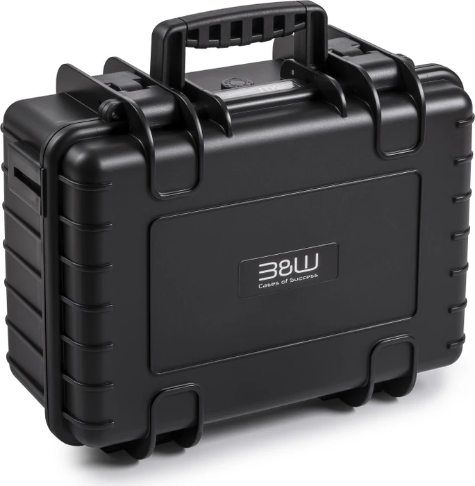 B&W International Outdoor Case PP.166 Typ 4000 Koffer mit Schaumstoffeinsatz schwarz