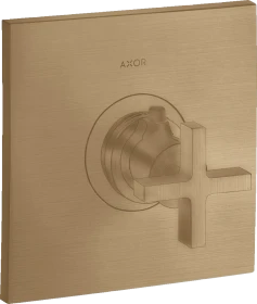 Hansgrohe Axor Citterio Thermostat HighFlow Unterputz mit Kreuzgriff brushed bronze