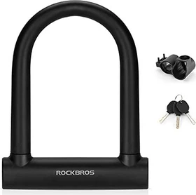 Rockbros RKS610-BK Bügelschloss, Schlüssel schwarz