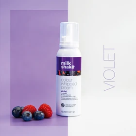 Milk Shake Colour Whipped Cream temporäre Haarfarbe Schaum violet, 100ml