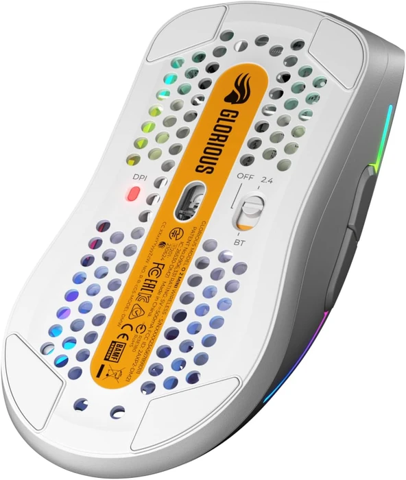 Glorious Model O 2 Mini Wireless weiß matt, USB/Bluetooth