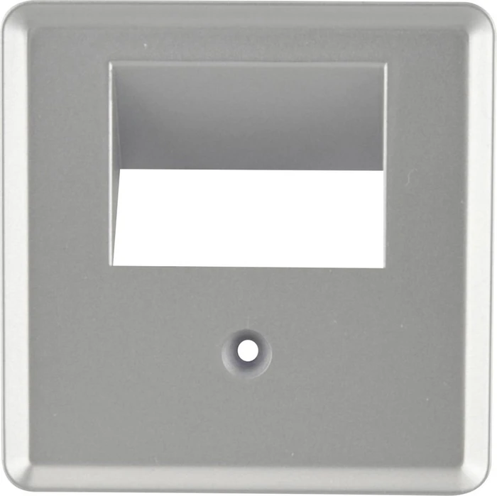 uniTEC LE MANS Serie 603 Abdeckung für UAE-Anschlussdose, silber