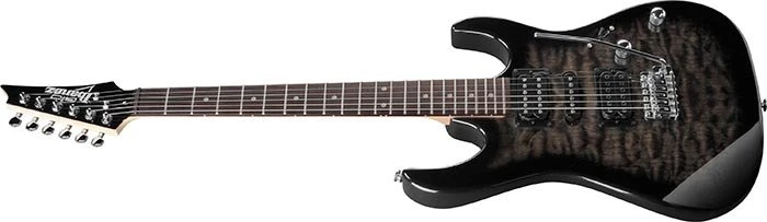 Ibanez GRX70QA TKS Transparent Black Sunburst