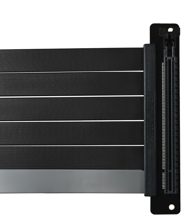 Cooler Master Riser Cable V2, gewinkelt, PCIe 4.0, 300mm, schwarz