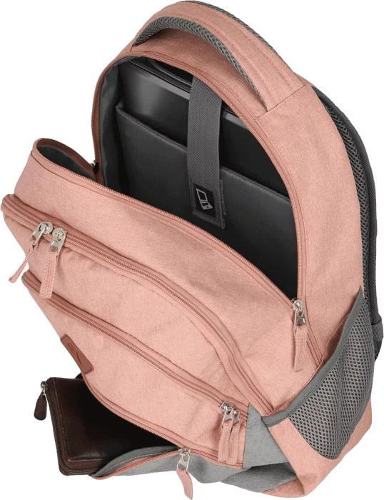 Travelite Basics Rucksack rosa/grau
