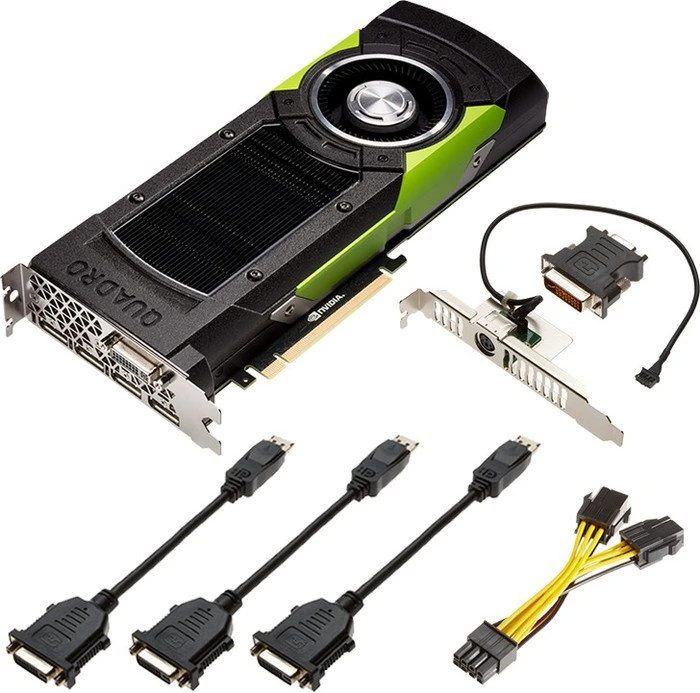 PNY Quadro M6000, 12GB GDDR5, DVI, 4x DP