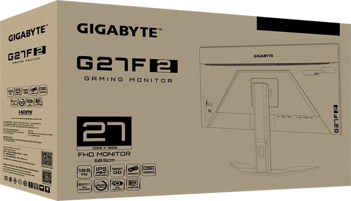 GIGABYTE G27F 2, 27"