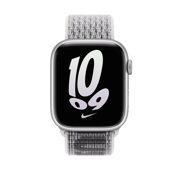Apple Nike Sport Loop für Apple Watch 45mm Summit White/schwarz
