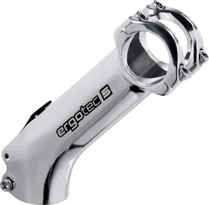 Ergotec High Charisma 25.4mm/28.6mm +45° Vorbau 90mm silber