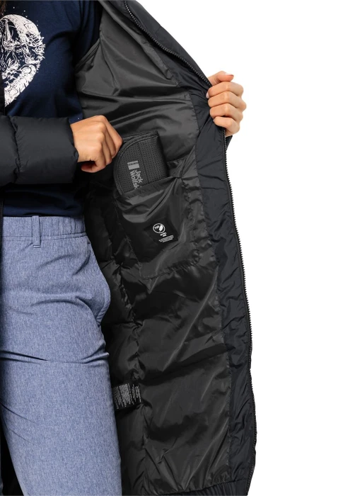 Jack Wolfskin Frozen Palace Funktionsmantel schwarz (Damen)