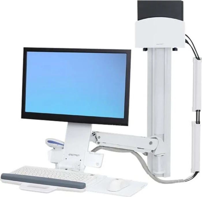 Ergotron StyleView Sit-Stand Combo System weiß