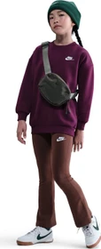 Nike Sportswear Club Fleece Oversize Sweatshirt bordeaux/white (Junior)