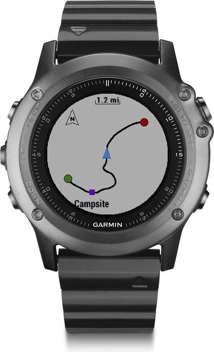 Garmin Fenix 3 Sapphire grau mit Metallarmband