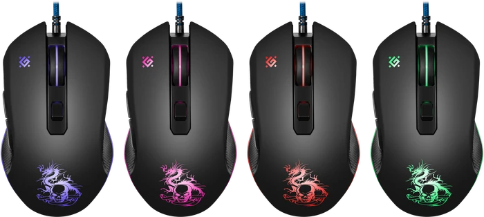 Defender Sky Dragon GM-090L RGB Gaming Mouse schwarz, USB