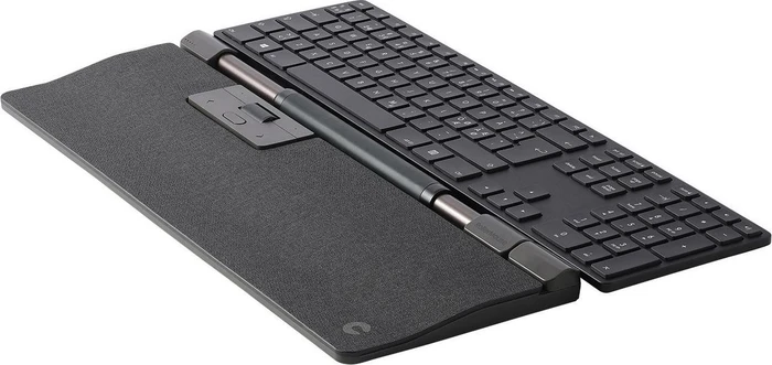 Contour Design RollerMouse Pro Wireless Extended Wrist, Stoff dunkelgrau, USB/Bluetooth