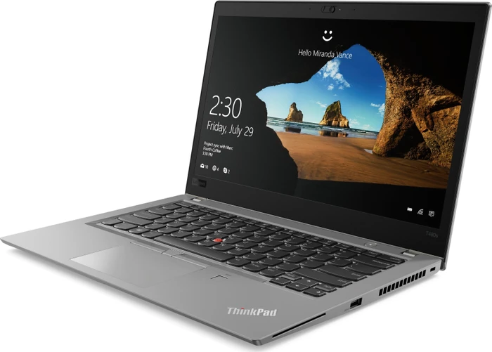 Lenovo ThinkPad T480s, silber, Core i5-8350U, 8GB RAM, 256GB SSD, DE