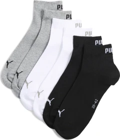 Puma Sport Socken grey/white/black, 3 Paare
